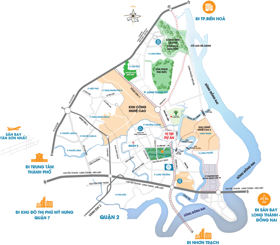 Vị trí Dự Án Căn Hộ Fresia Garden Quận 9